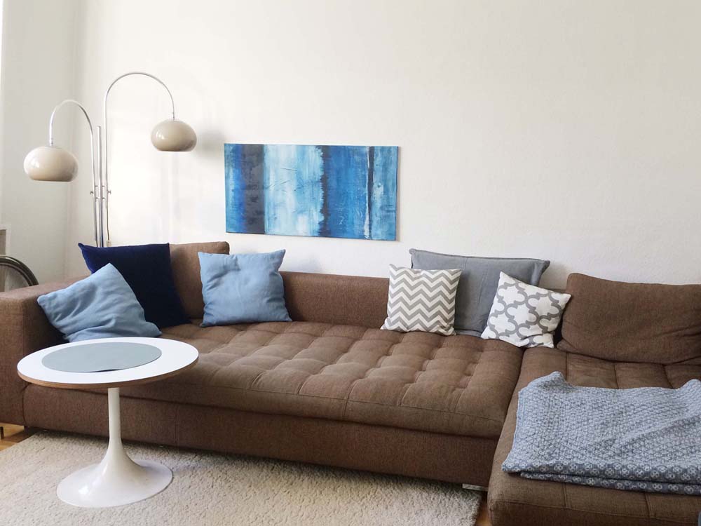 Diese Wohnzimmer kann mehr Farbe gut vertragen